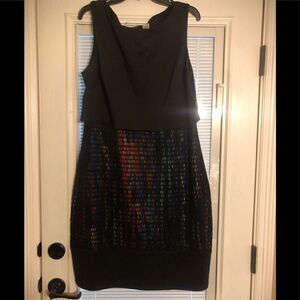 Signature by Sangria fitted dress sz 16